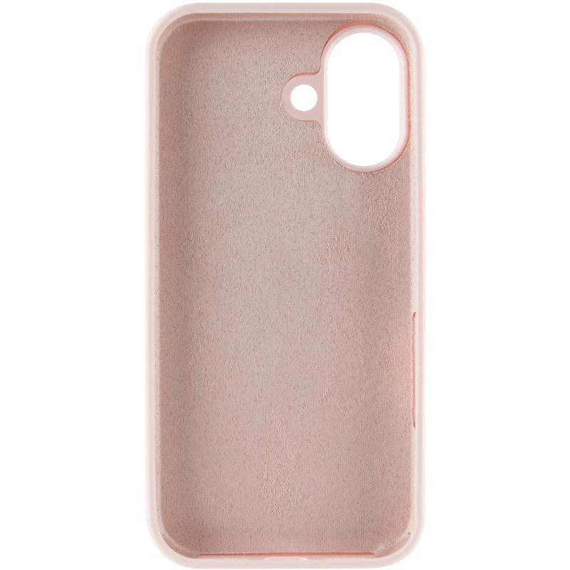 Чохол Silicone Case з закритим низом на Apple iPhone 16 – Рожевий / Chalk Pink. Фото 5 з 7