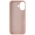 Чохол Silicone Case з закритим низом на Apple iPhone 16 – Рожевий / Chalk Pink. Фото 5 з 7