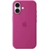 Силіконовий чохол ААА with Magsafe connection для Apple iPhone 16 – Fuchsia. Фото 4 з 12