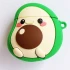Силіконовий футляр Yummy Fruits для навушників AirPods – Avocado / Зелений. Фото 2 з 4