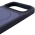 Чехол Silk Duo Color (AA) NO LOGO with Magnetic Fit для Apple iPhone 17 Pro Max (6.9") – Midnight Blue. Фото 4 из 5