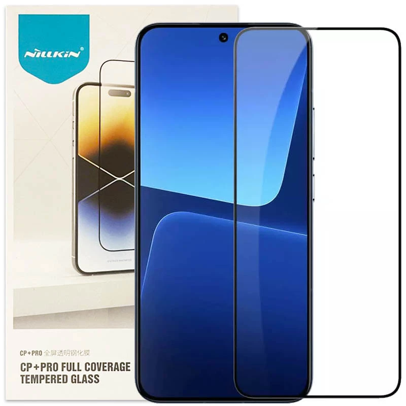 

Защитное стекло Nillkin (CP+PRO) для Xiaomi 14 (Черный), Чорний