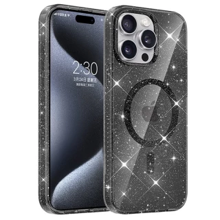 Чехол с блестками и MagFit для Apple iPhone 12 Pro (6.1") фото 1 Чехол с блестками и MagFit для Apple iPhone 12 Pro (6.1") фото 1 из 1