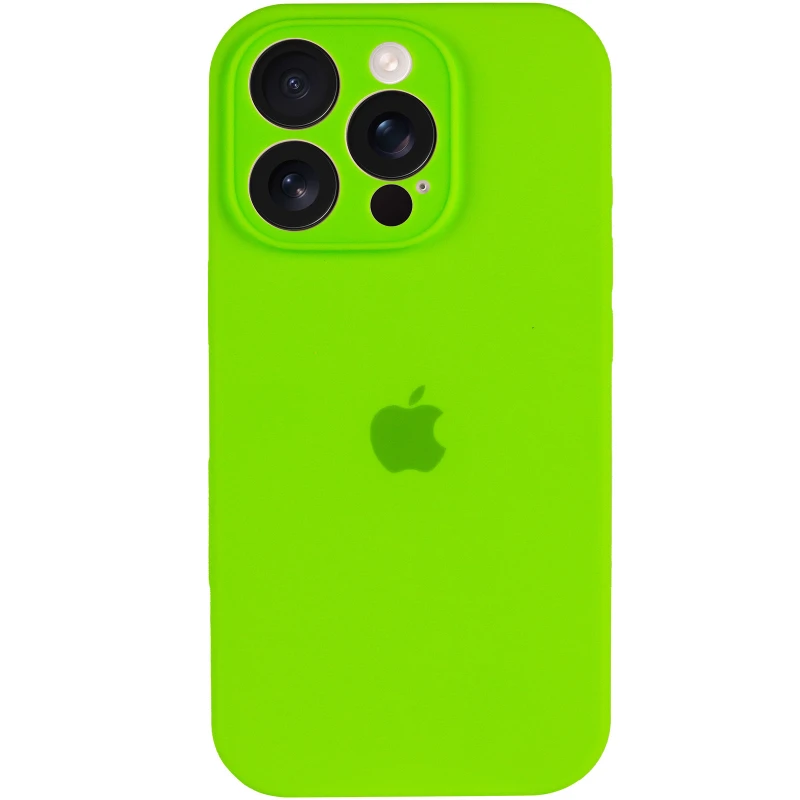 Чехол Silicone Case с защитой камеры для Apple iPhone 13 Pro Max (6.7") – Кислотный / Acid. Фото 3 из 6