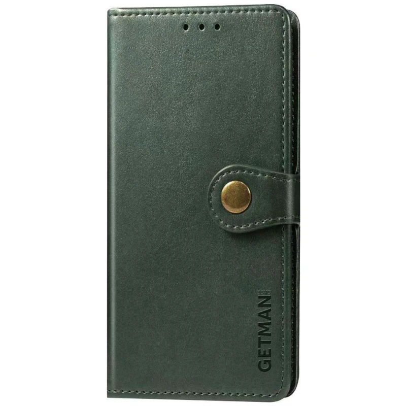 Чохол-книжка GETMAN Gallant  на Xiaomi Redmi 10 – Зелений. Фото 1 з 5