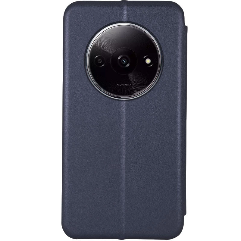 Чохол-книжка класичний на Xiaomi Redmi A3 – Темно-синій. Фото 2 з 3