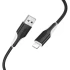 Дата кабель Borofone BX119 New USB to Lightning 2.4A (1m) – Black. Фото 3 з 4