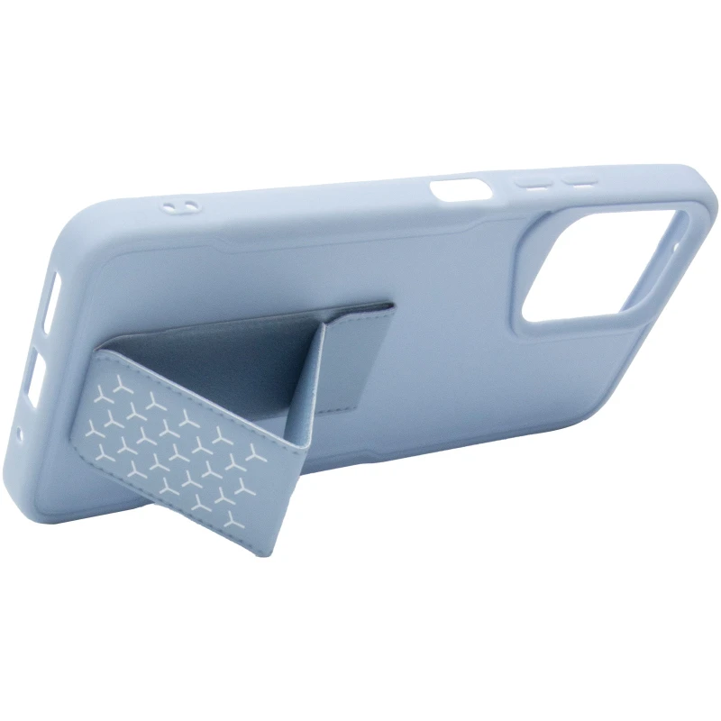 Чехол Вива с ремешком для Xiaomi Poco C65 – Blue. Фото 11 из 17