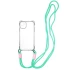Силіконовий чохол CrossBody зі шнурком для Apple iPhone 12 (6.1") – Transparent. Фото 1 з 12