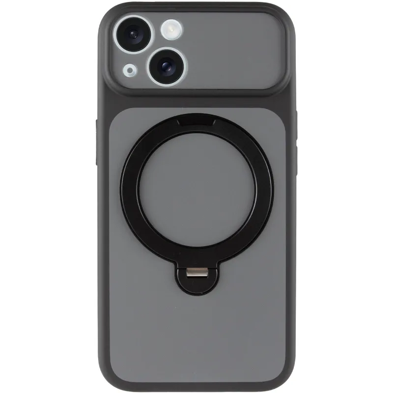Чехол Ummi Full Camera with Magnetic Fit HQ Ring для Apple iPhone 15 (6.1") – Black. Фото 5 из 10