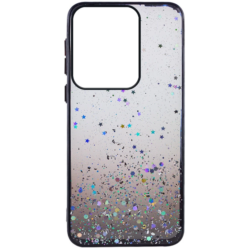 Чохол з блискітками для Xiaomi Redmi Note 13 4G – Чорний. Фото 3 з 3