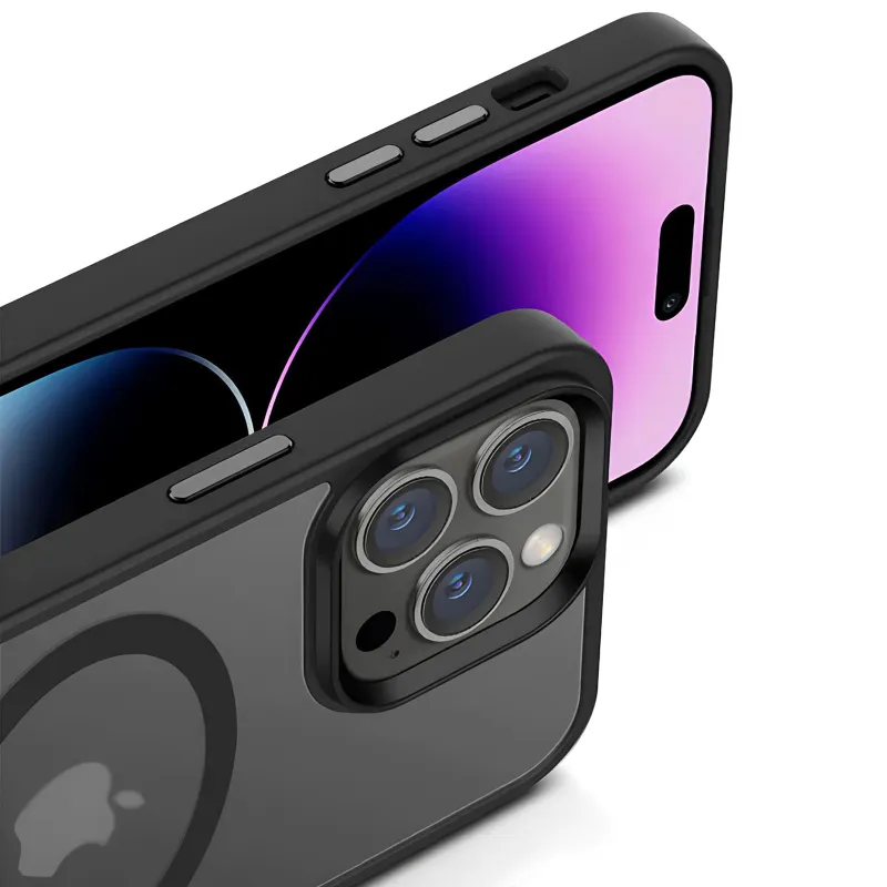 Чехол Ummi Colorful with Magnetic Fit для Apple iPhone 14 Pro Max (6.7") – Черный / Black. Фото 3 из 5