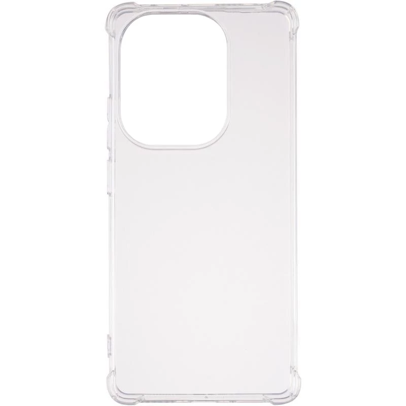 Силиконовый чехол с крытыми бортами для Xiaomi Redmi 13 4G – Бесцветный (прозрачный). Фото 2 из 2