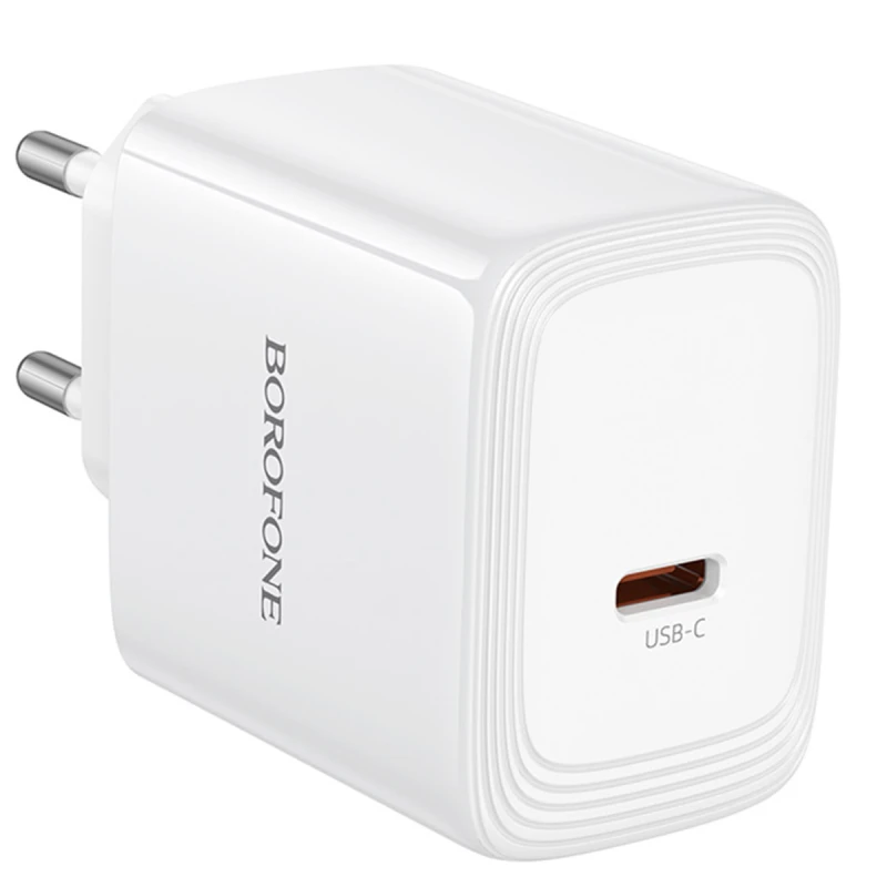 МЗП Borofone BN33 Fuente PD40W (1USB-C) – White. Фото 5 з 6