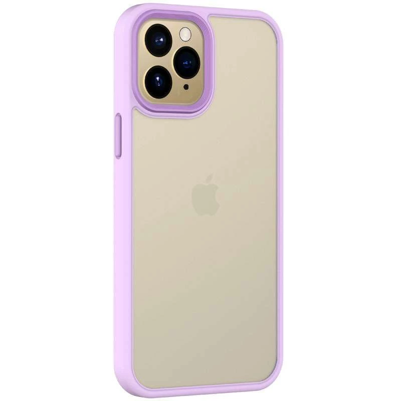 

TPU+PC з металевими кнопками на Apple iPhone 11 Pro Max (6.5") (Бузковий)