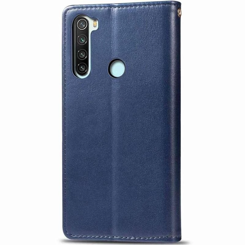 Чохол-книжка GETMAN Gallant  на Xiaomi Redmi Note 8T – Синій. Фото 4 з 4