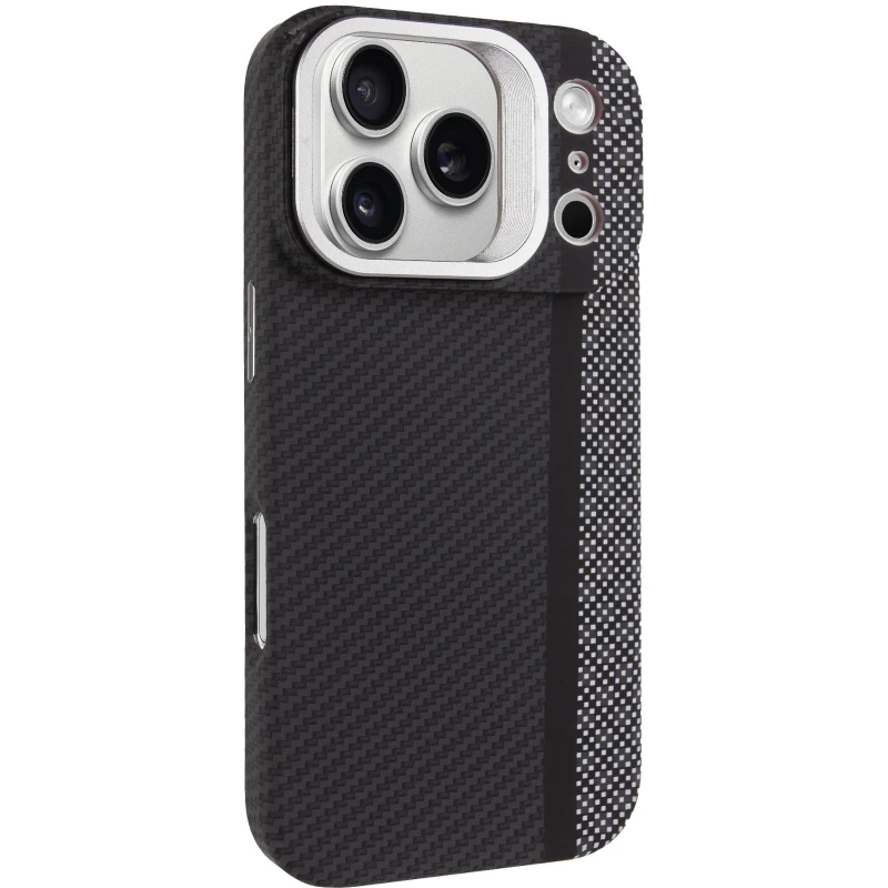 TPU чехол Pixel Craft with MagSafe для Apple iPhone 17 Pro (6.3") – Carbon Line. Фото 2 из 8