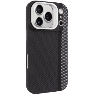 TPU чехол Pixel Craft with MagSafe для Apple iPhone 17 Pro (6.3") — Carbon Line