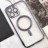 Хромовий TPU чохол з MagSafe на Apple iPhone 14 Pro (6.1") – Black. Фото 5 з 7
