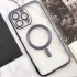 Хромовий TPU чохол з MagSafe на Apple iPhone 15 Pro (6.1") – Black. Фото 4 з 6