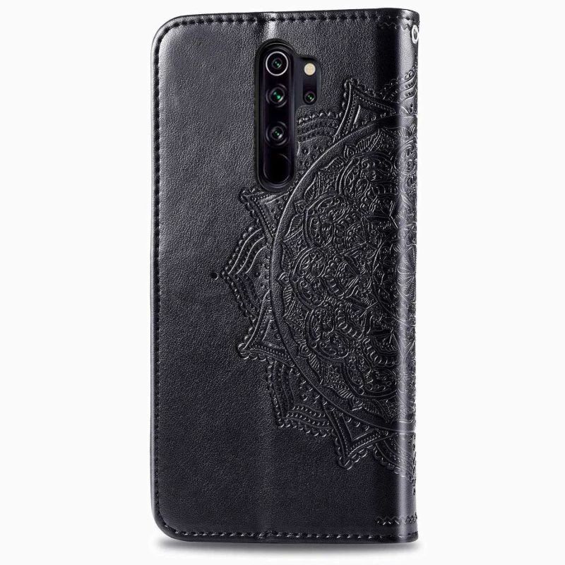 Кожаный чехол-книжка Art Case с визитницей для Xiaomi Redmi Note 8 Pro – Черный. Фото 4 из 7