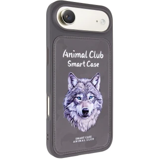 TPU+PC чохол Animal Club для Apple iPhone 17 Air (6.5") — Titanium Gray