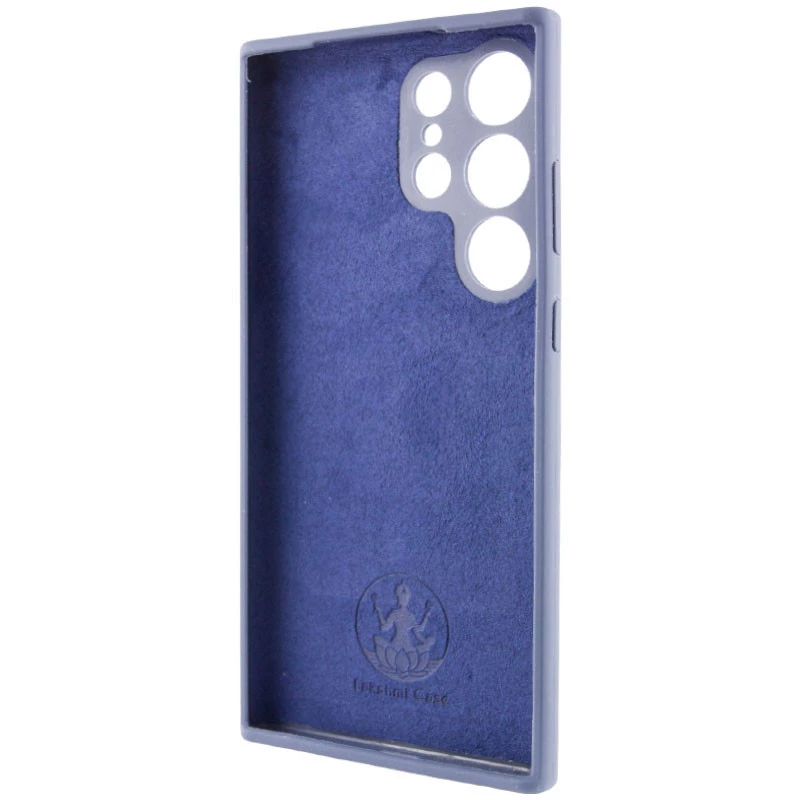 Чохол Silicone Case Lakshmi Premium L з закритою камерою на Samsung Galaxy S23 Ultra – Темно-синій / Midnight blue. Фото 4 з 7