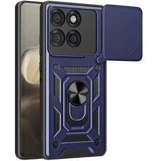 Удароміцний чохол Ummi Camshield Serge Ring (in box) для Motorola Edge 70 Fusion — Синій / Navy