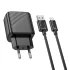 МЗП Hoco CS21A Rich QC3.0 18W (1USB-A) + кабель USB to MicroUSB – Black. Фото 5 з 7