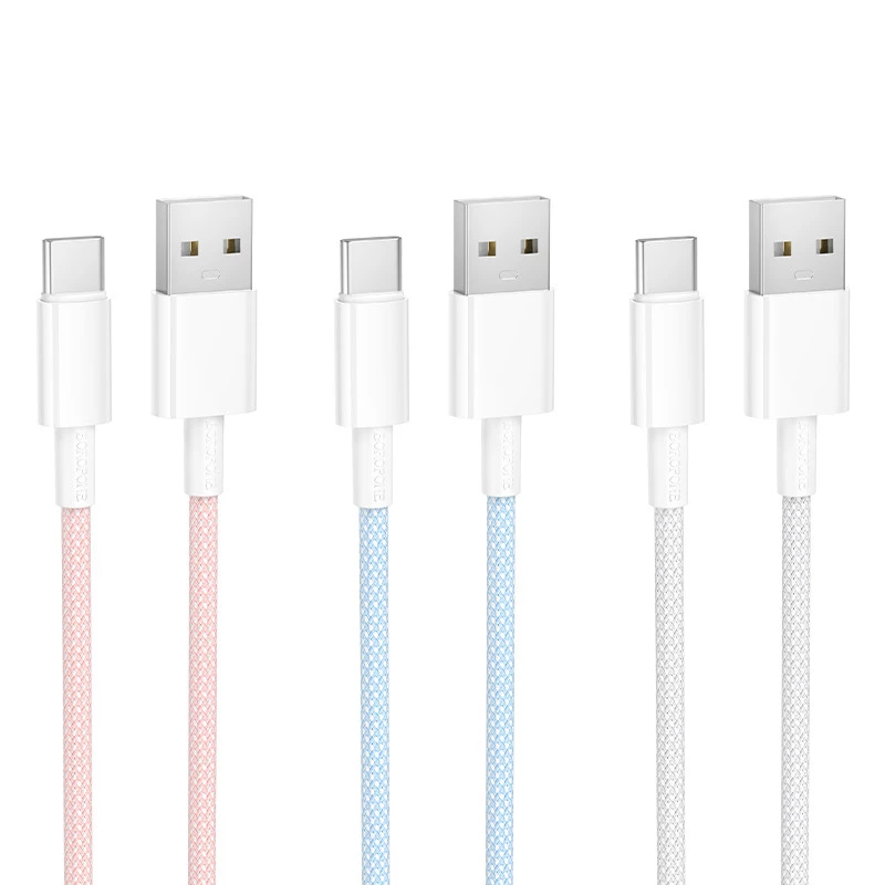 Дата кабель Borofone BX117 Source USB to Type-C 3A (1m) фото 1 из 1