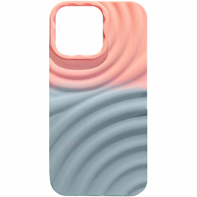 Чохол TPU ColorWave для Apple iPhone 16 Pro – Peach / Sky. Фото 1 з 6