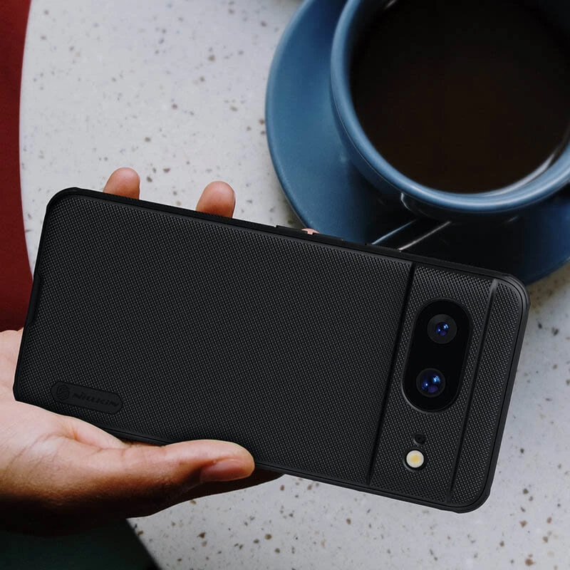 Пластиковая накладка Nillkin Pro для Google Pixel 8 – Черный / Black. Фото 8 из 8
