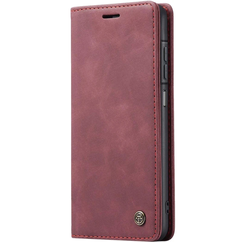 Шкіряний чохол-книжка CaseMe Velvet Nubuck для Samsung Galaxy A26 5G – Red. Фото 1 з 4