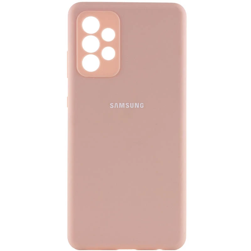 

Чохол Silicone Case з закритим низом та захистом камери на Samsung Galaxy A73 5G (Рожевий / Pink Sand)