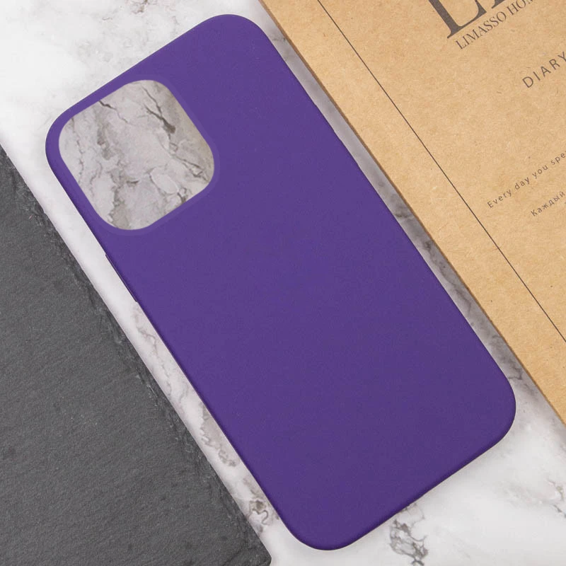 Чохол з закритим низом Silicone Case на Apple iPhone 14 Pro Max (6.7") – Фіолетовий / Amethyst. Фото 6 з 7
