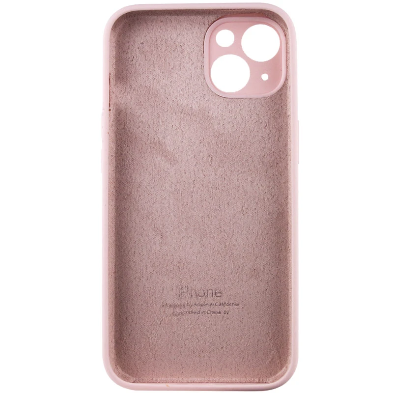 Чехол Silicone Case с защитой камеры для Apple iPhone 13 (6.1") – Розовый / Chalk Pink. Фото 5 из 7