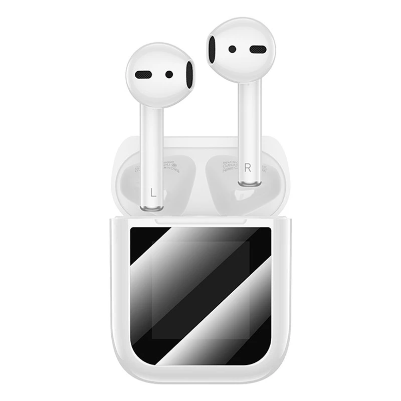 Беспроводные TWS наушники Hoco EW80 Magnificent with Touch Screen – White. Фото 2 из 7