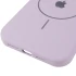 Чохол Silicone Case Full Protective (AA) V2 with MagSafe для Apple iPhone 17 Air (6.5") – Бузковий / Lilac. Фото 6 з 6