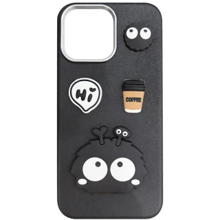 Чехол Labubu Toys для Xiaomi Redmi 14C / Poco C75 — Monster / Black