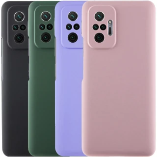 Чехол Silicone Case Lakshmi Premium з закритою камерою на Xiaomi Redmi Note 10 Pro фото 1 из 2