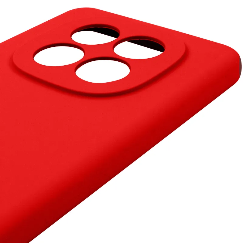 Чехол Silicone Case Lakshmi Premium з закритою камерою на Xiaomi Redmi Note 15 Pro 4G – Красный / Red. Фото 5 из 6