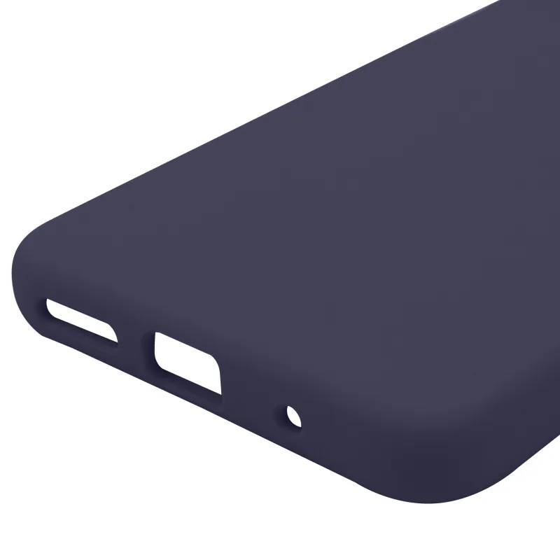 Чохол Silicone Case Lakshmi Premium із закритою камерою для Motorola Moto G05 – Темно-синій / Midnight blue. Фото 8 з 8