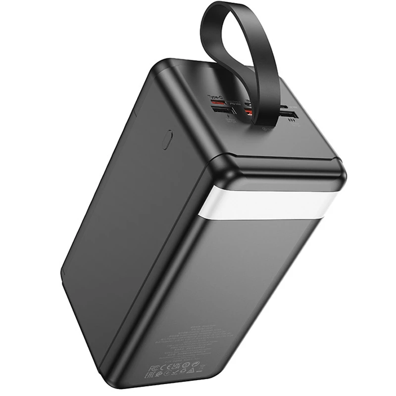 Портативний зарядний пристрій Power Bank Hoco J123D Element 22.5W+PD20W 90000 mAh – Black. Фото 4 з 8