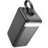 Портативний зарядний пристрій Power Bank Hoco J123D Element 22.5W+PD20W 90000 mAh – Black. Фото 4 з 8