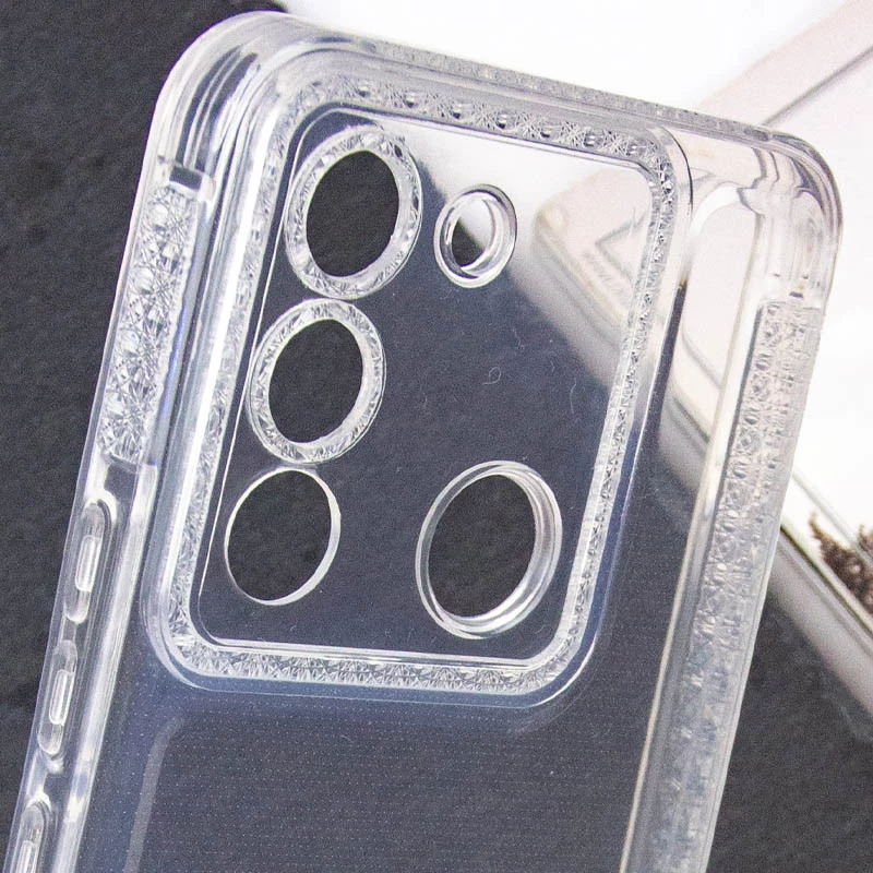 Силиконовый чехол с узором на TECNO Pop 5 LTE – Прозрачный. Фото 7 из 8