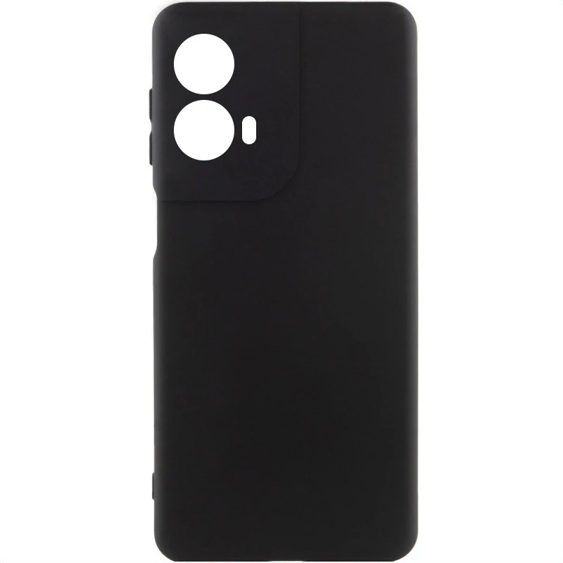 Чохол Silicone Cover Ummi Lakshmi Full Camera (AA) для Motorola Moto G85 – Чорний / Black. Фото 1 з 3