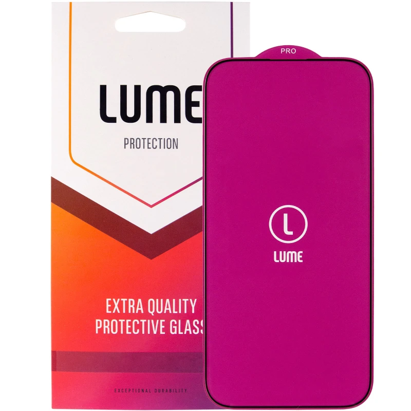 Захисне 3D скло LUME Protection на Apple iPhone 15 Plus (6.7") – Чорний. Фото 2 з 10