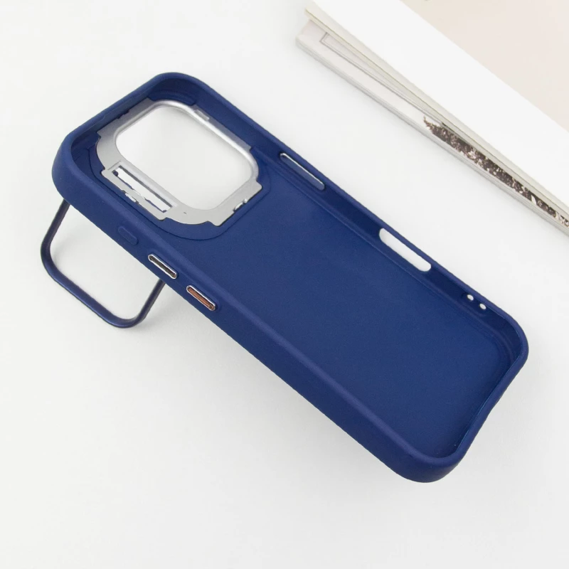 TPU+PC чохол з тваринами для Apple iPhone 16 – Blue Wolf. Фото 13 з 13