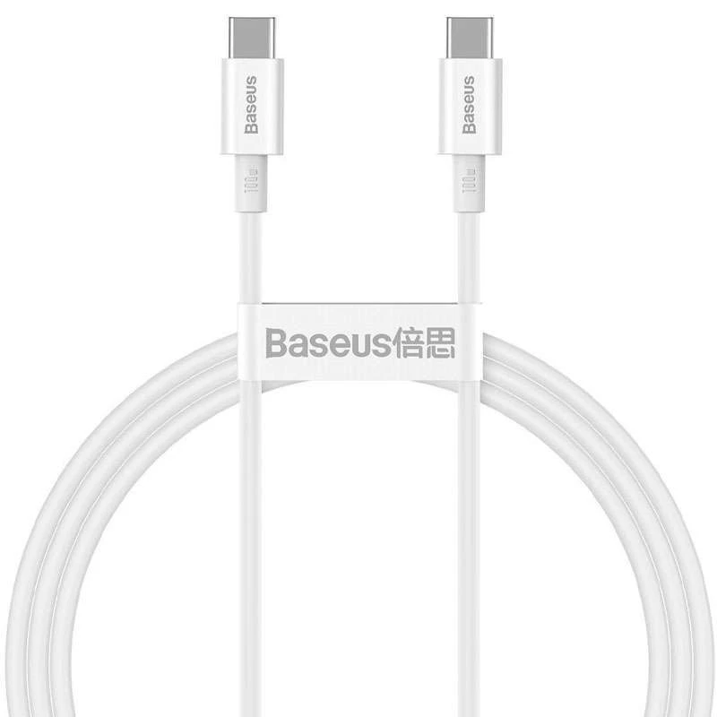 

Дата кабель Baseus Superior Series Fast Charging Type-C to Type-C PD 100W (1m) (Білий)