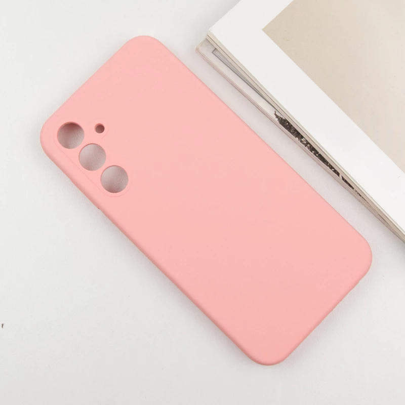 Чохол Silicone Case Lakshmi Plus з закритою камерою на Samsung Galaxy A55 – Рожевий / Pink. Фото 4 з 7